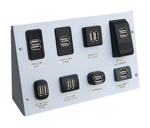 USB зарядное устройство встраиваемое для LADA,Газелей NEXST, Валдай 3А - Изображение #2, Объявление #1604163