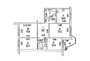 Продается 4-х комнатная квартира с хорошей планировкой. (Распашонка) - Изображение #5, Объявление #1686147