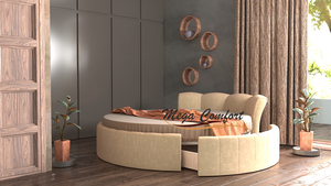 Круглая интерьерная кровать «Жемчужина» - Изображение #3, Объявление #1697366