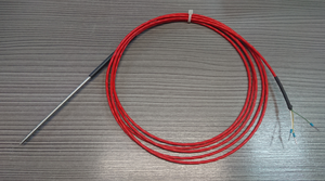 Датчик контроля температуры Pt-100 кабель трехконтактный длина 3 метра - Изображение #1, Объявление #1735336