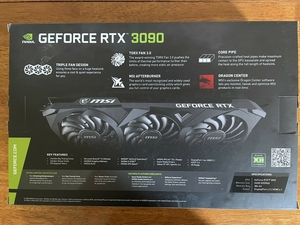 Msi Geforce RTX 3090 Ventus 3X 24G OC GDDR6X GPU - Изображение #2, Объявление #1738645