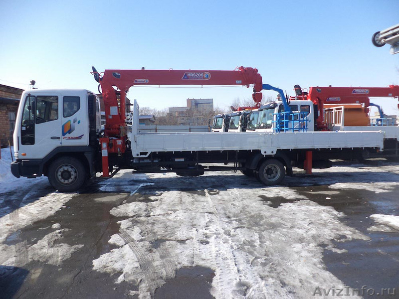 Грузовик с краном-манипулятором Daewoo Novus 8t. - Изображение #1, Объявление #888349