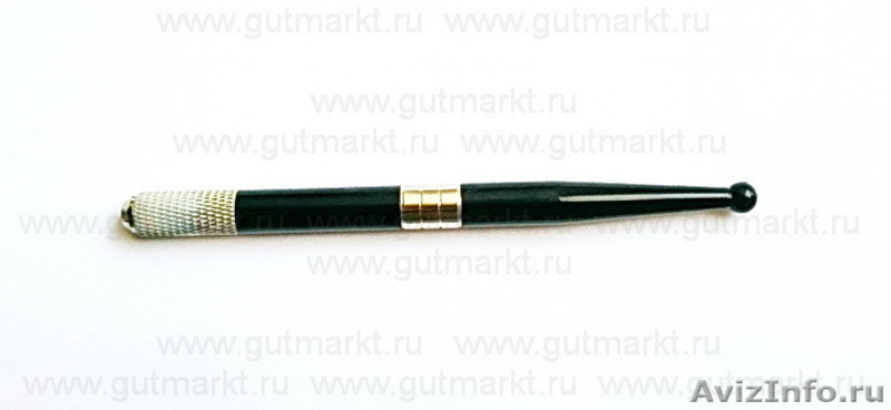 Ручка для мануальной () техники татуажа, черная. - Изображение #1, Объявление #1313921