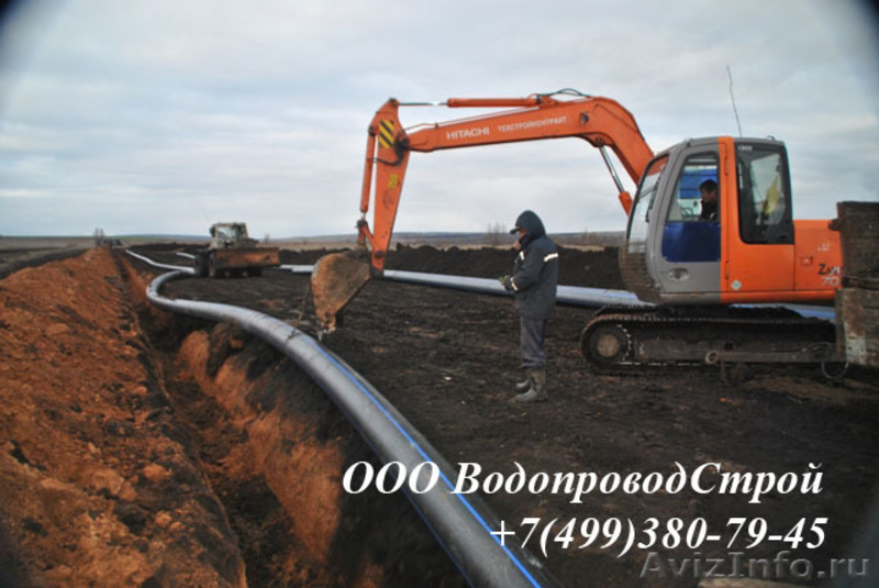 Монтаж трубопроводов из пэ труб пнд Москва - Изображение #1, Объявление #1513876